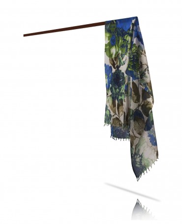 Палантин Женский W40-PORTE.FLEUR/VERTE